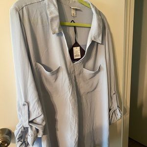 Gray blouse
